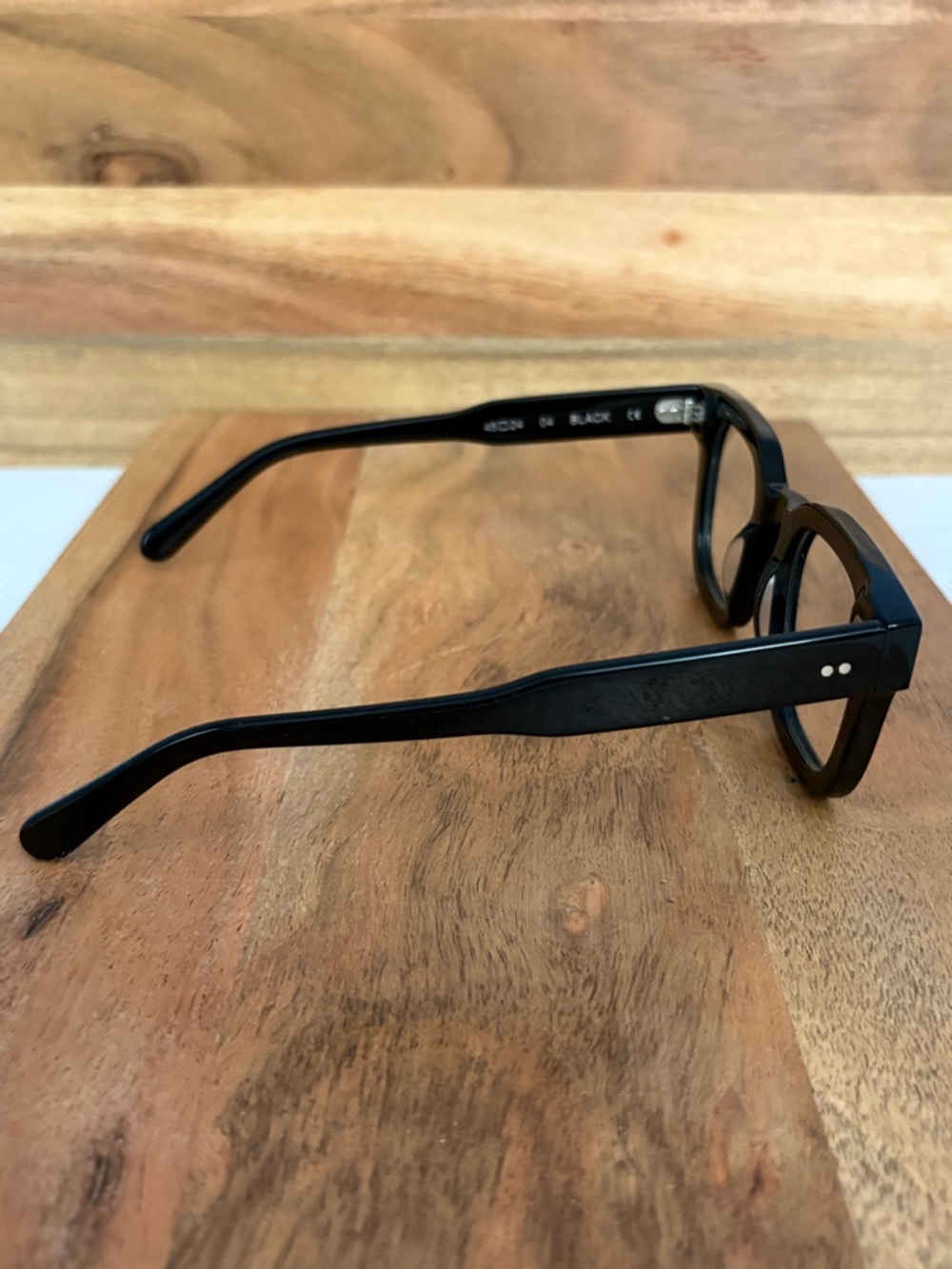 Black Square Women's Fashion Glasses - Picture 4 of 9